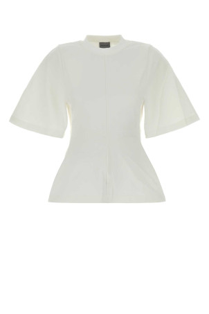 White cotton t-shirt BALENCIAGA (871829TUVC6)