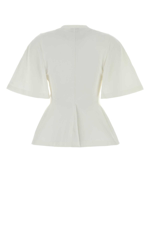 White cotton t-shirt BALENCIAGA (871829TUVC6)