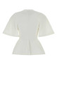 White cotton t-shirt BALENCIAGA (871829TUVC6)