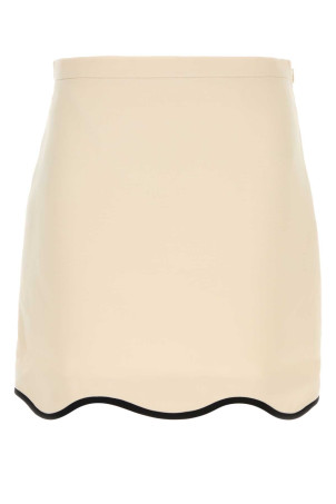Cream wool blend skirt VALENTINO GARAVANI (9B3RAF401CF)