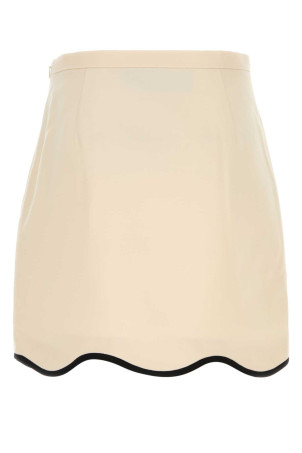 Cream wool blend skirt VALENTINO GARAVANI (9B3RAF401CF)