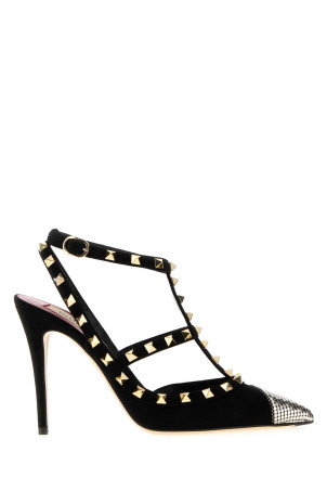 Black suede Rockstud pumps VALENTINO GARAVANI (9W0S0393PDR)