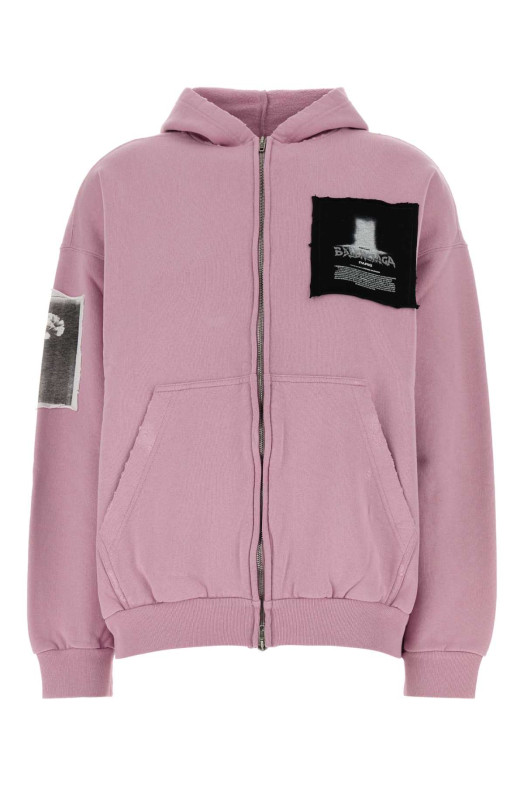 Pink cotton sweatshirt BALENCIAGA (A0017WTUVT4)