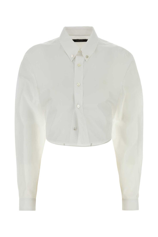 White poplin shirt GUCCI (A007UX21131)