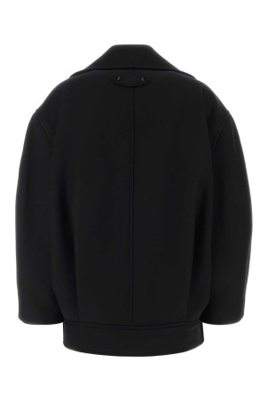 Black wool blend oversize coat Black BALENCIAGA (A009LUTUU37)