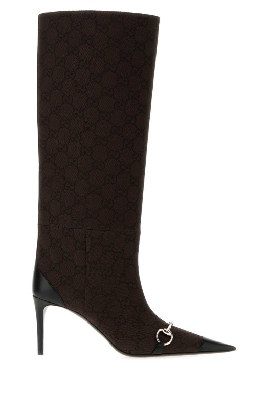 Brown GG fabric boots GUCCI (A009Y79SF10)