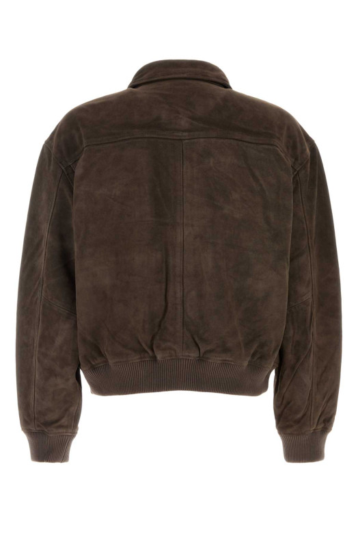 Chocolate suede Emil jacket AGOLDE (A4070)