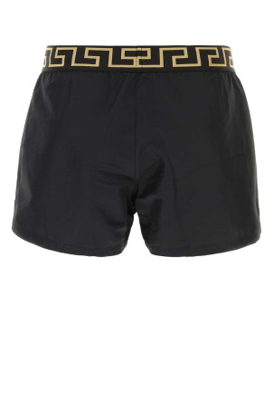 Black polyester swimming shorts VERSACE (ABU010221A11120)