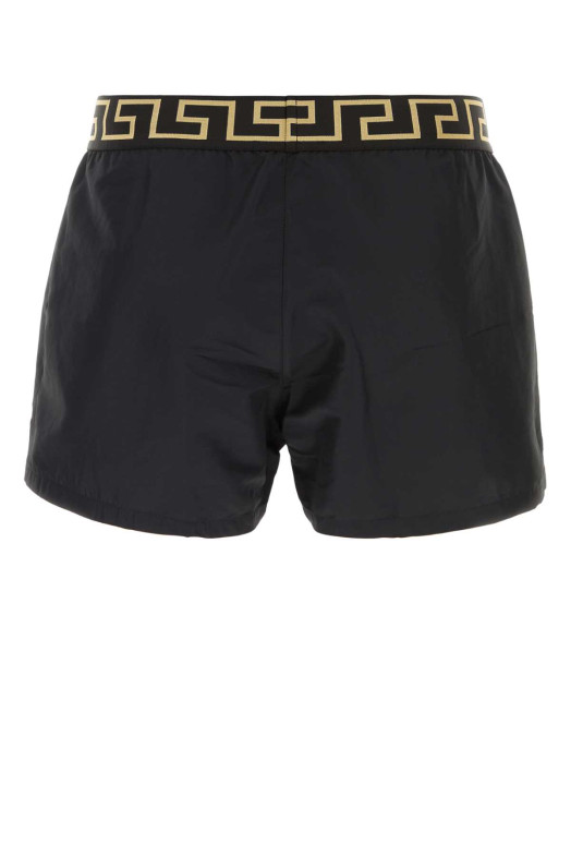 Black polyester swimming shorts VERSACE (ABU010221A11120)