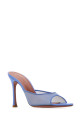 Cerulean blue mesh Alexa mules BLUE AMINA MUADDI (ALEXAMESHSLIPPER95)