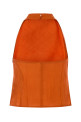 Orange silk Bermuda top THE ROSE IBIZA (BERMUDATOP)