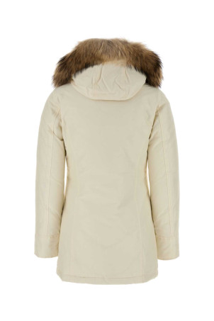 Парка «Arctic» из смеси хлопка и шерсти цвета «слоновая кость» от WOOLRICH (CFWWOU0538FBUT0001)