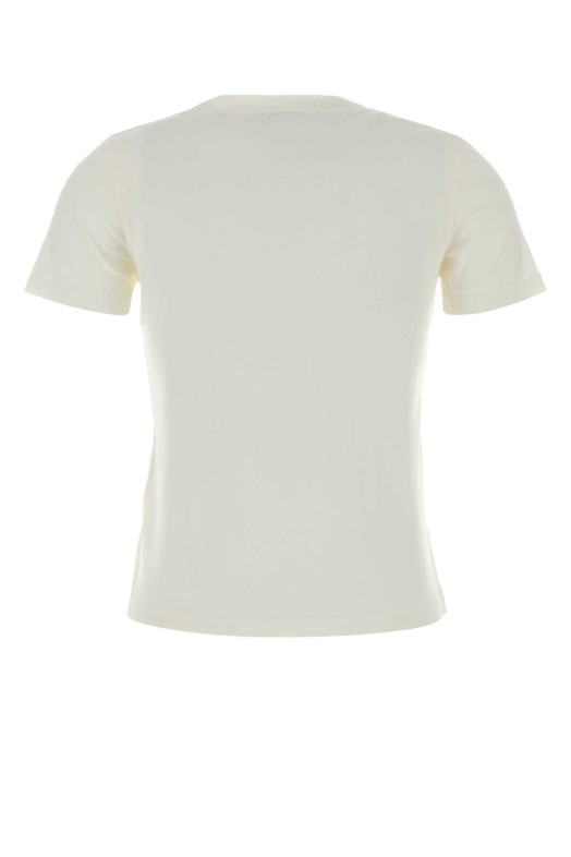 White cotton t-shirt Beige CHLOE (CH26AJH08981)