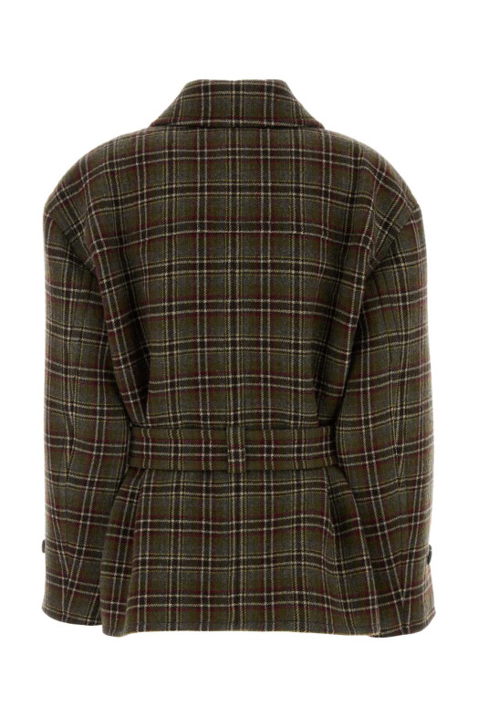 Embroidered wool blend coat CHLOE (CH26WMA16073)