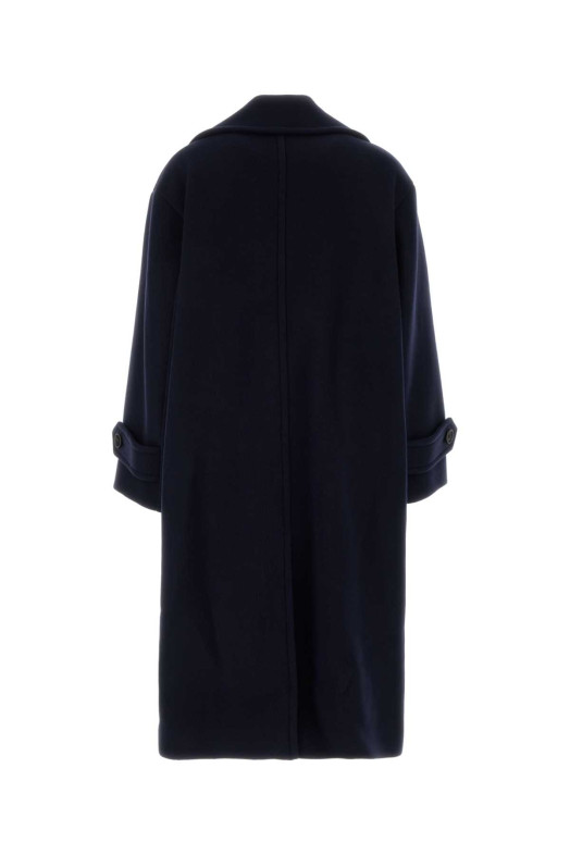 Midnight blue wool blend coat CHLOE (CH26WMA97272)