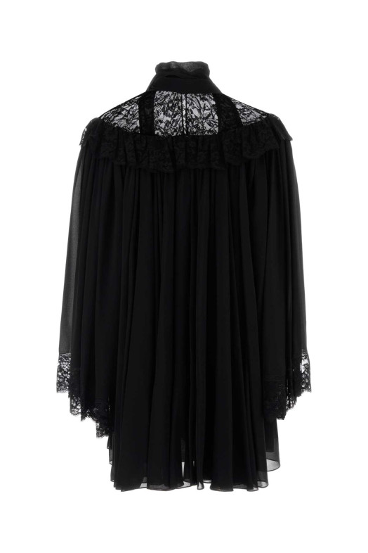 Black silk mini dress CHLOE (CH26WRO19002)