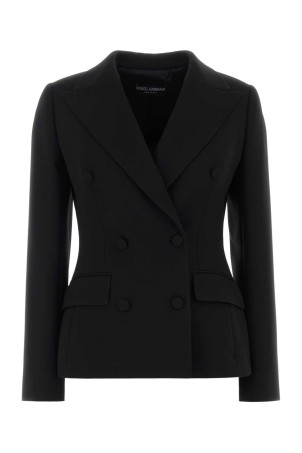 Black wool blazer Black DOLCE & GABBANA (F26CITFU2L8)