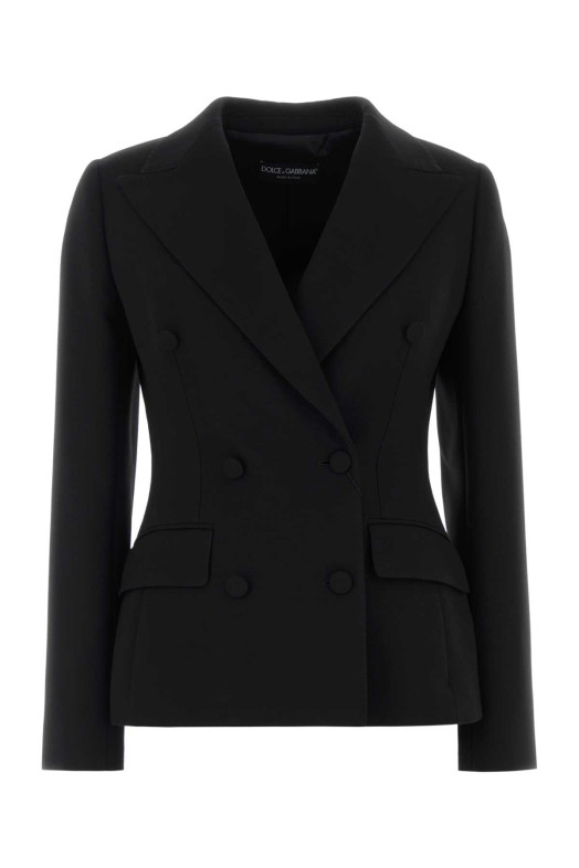 Black wool blazer Black DOLCE & GABBANA (F26CITFU2L8)