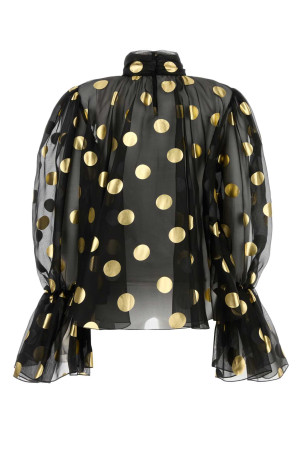 Printed organza blouse DOLCE & GABBANA (F7AI9THS100)