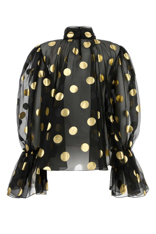 Printed organza blouse DOLCE & GABBANA (F7AI9THS100)