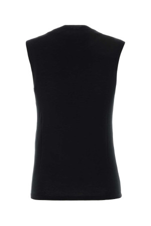Black cotton tank top Black FENDI (FS9806AV06)