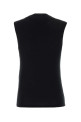 Black cotton tank top Black FENDI (FS9806AV06)