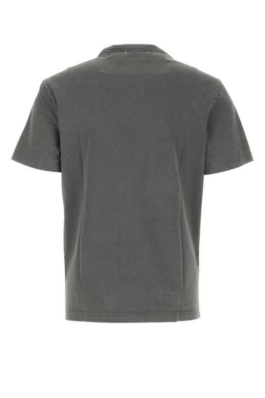 Темно-серая хлопковая футболка GOLDEN GOOSE DELUXE BRAND (GMP01220P000671)