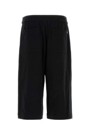 Black cotton bermuda shorts AMI (HSO310CO0106)