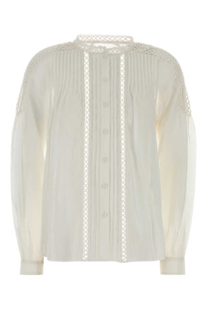 White viscose blend Polda blouse ISABEL MARANT ETOILE (HT0942FAD3J04E)