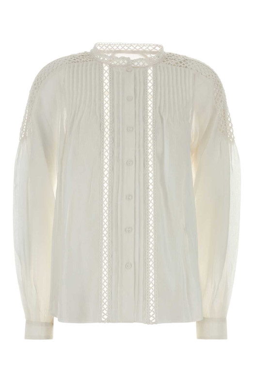 White viscose blend Polda blouse ISABEL MARANT ETOILE (HT0942FAD3J04E)