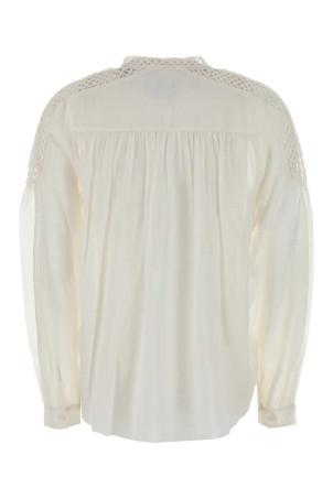 White viscose blend Polda blouse ISABEL MARANT ETOILE (HT0942FAD3J04E)