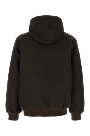Темно-коричнева бавовняна спортивна куртка CARHARTT WIP (I023083)