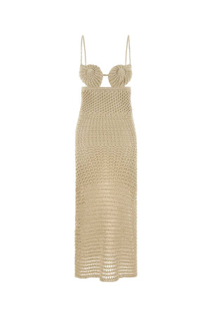 Sand crochet The Sound Of The Sea dress ALANUI (LWHI045R26KNI0010F0F)