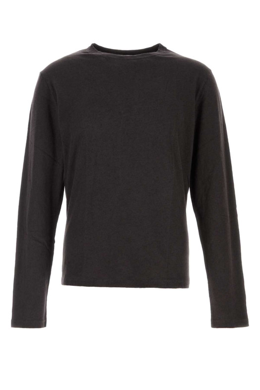Charcoal cotton blend t-shirt OUR LEGACY (M4266BP)