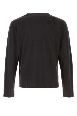 Charcoal cotton blend t-shirt OUR LEGACY (M4266BP)