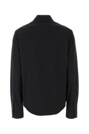 Black stretch poplin shirt Black MIU MIU (MK2061SOOO6472)
