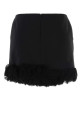 Black stretch gabardine mini skirt BLUMARINE (NF6020T960A4G135A)