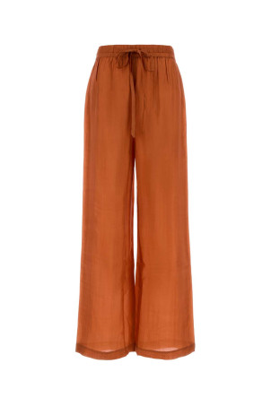 Orange silk palazzo pant THE ROSE IBIZA (PALAZZOPANT)