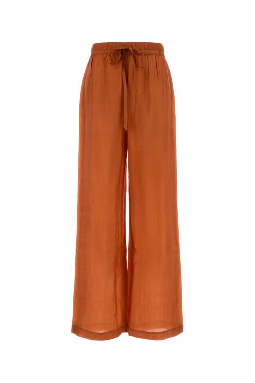 Orange silk palazzo pant THE ROSE IBIZA (PALAZZOPANT)