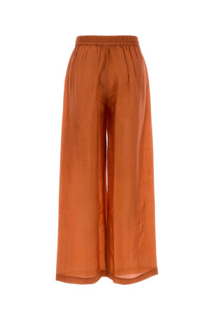 Orange silk palazzo pant THE ROSE IBIZA (PALAZZOPANT)