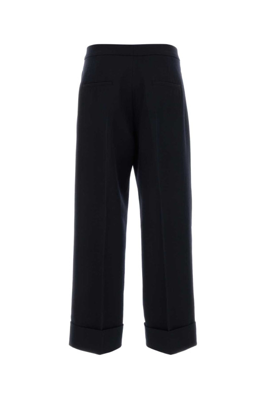 Navy blue wool pant SOEUR (PAN1315KOBE)
