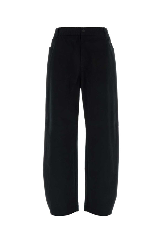 Midnight blue stretch cotton pant HERNO LAMINAR (PT00092UL13494)