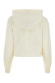 Ivory cotton sweatshirt PALM ANGELS (PWBB069R24FLE001)