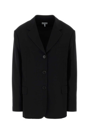 Black wool oversize blazer Black LOEWE (S359Y03XAX)