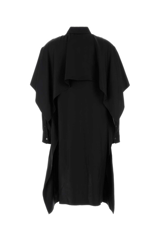 Black twill shirt dress Black LOEWE (S540Y09XXW)