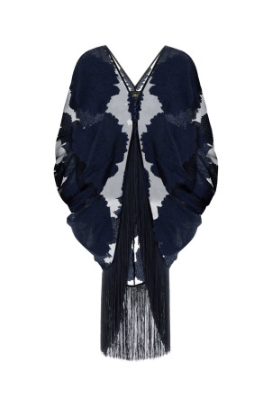 Embroidered silk 1920 blouse Blue TALLER MARMO (TMFA2607653)