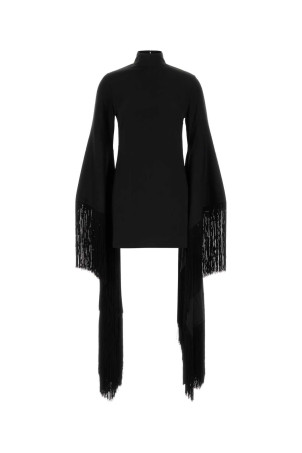 Black stretch crepe mini dress Black TALLER MARMO (TMFA2640133)