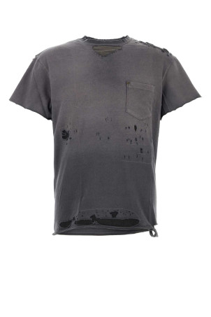 Black cotton t-shirt Black GALLERY DEPT (TOP010)