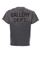 Black cotton t-shirt Black GALLERY DEPT (TOP010)