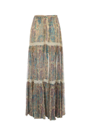 Printed crepe skirt ETRO (WRFA018399SA1N8)
